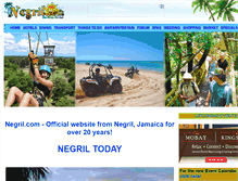 Tablet Screenshot of negril.com